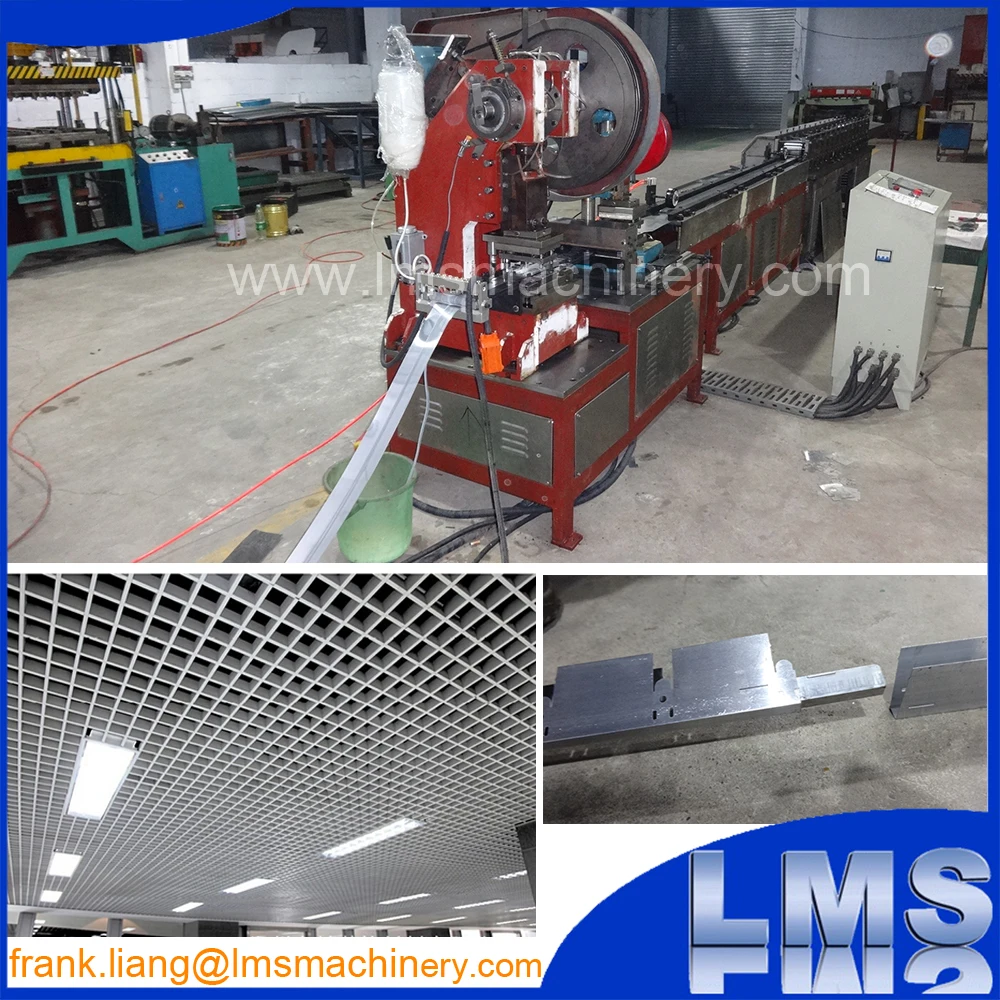 LMS open cell ceiling tiles roll forming machine for aluminum building material factory price