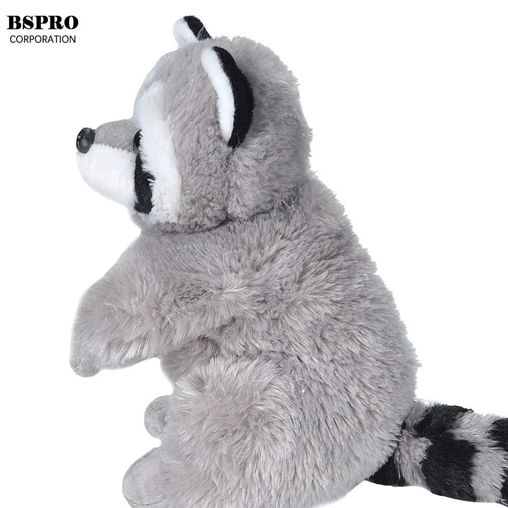 BSpro #CR18NV2613 customized raccoon plush toy custom stuffed raccoon toy