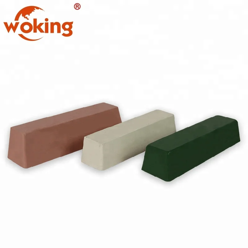 Abrasive polishing wax for mirror finish