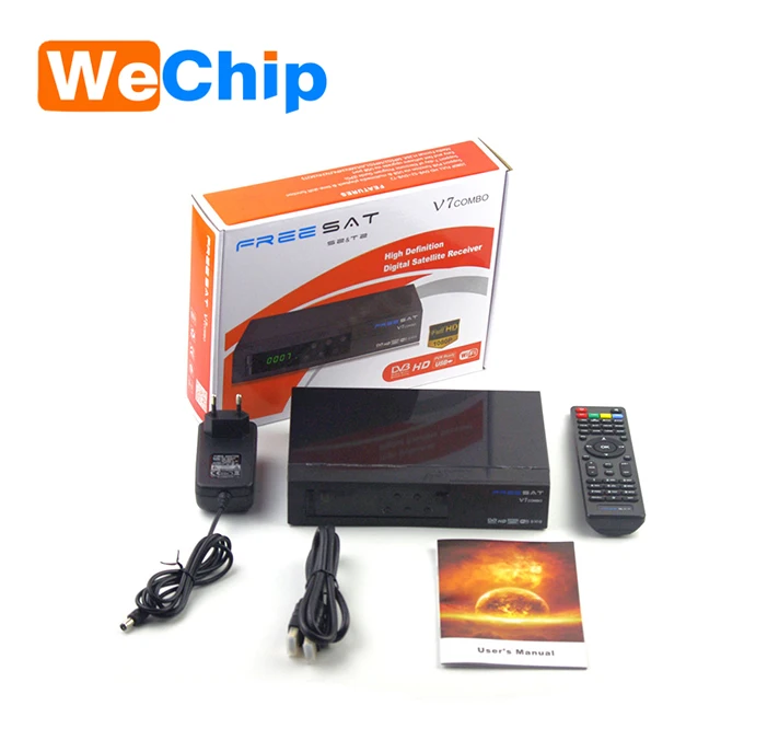 
Joinwe hot selling new model freesat amiko support S2+T2 free to air freesat V7 combo 