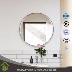 New arrival wall mounted gold framed mirror with factory wholesale price