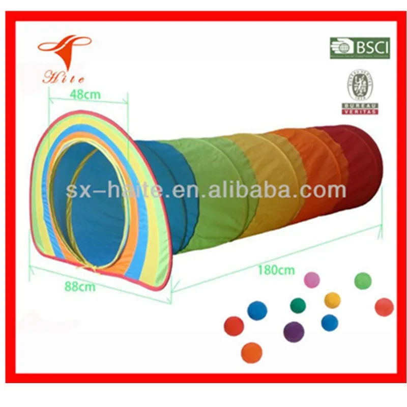pop up children play tunnel tent