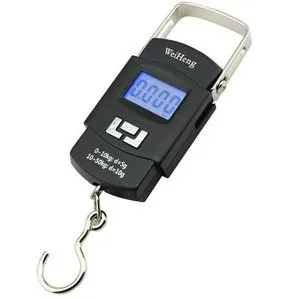 
50kg 10 g portable hang luggage scale 