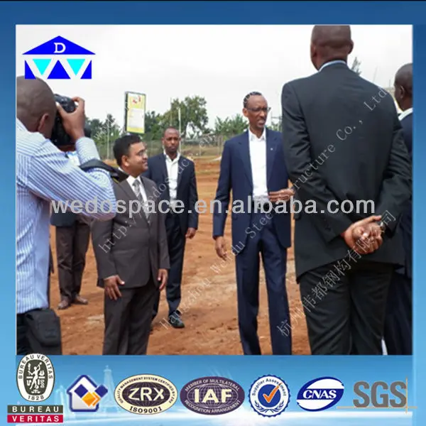 
low price prefab steel structure plant in Africa Rwanda 
