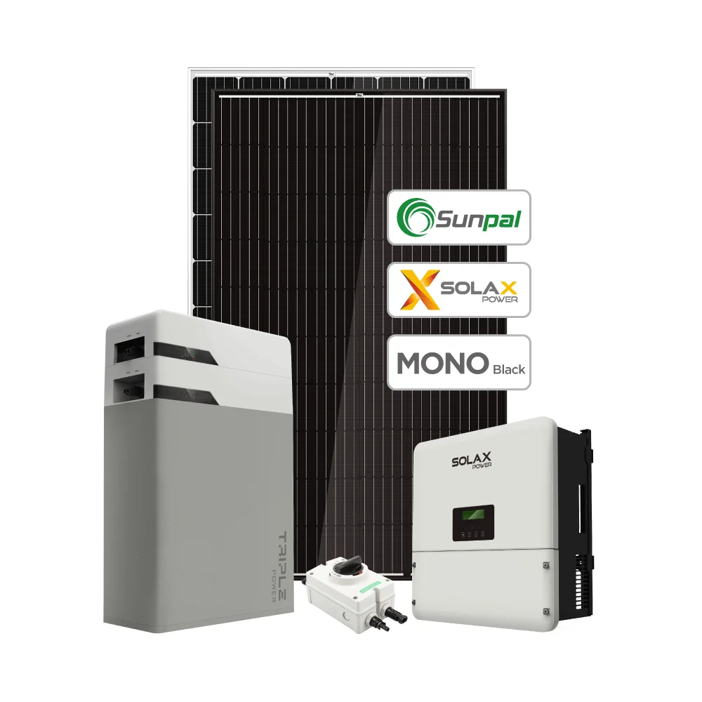 
Sunpal Solar Hybrid System 3KW 5KW 3000W Solar Panel Kits With Triple Power Battery 