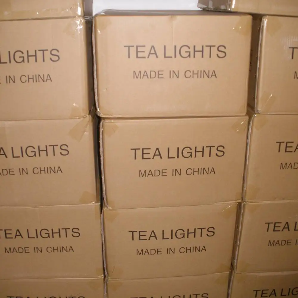 
Candle factory wholesale unscented white tea light candle 