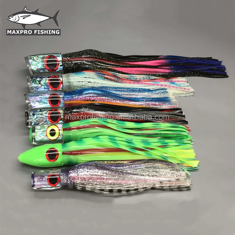 Hard Polyurethane Tuna Resin Head Offshore Big Game Trolling Lure