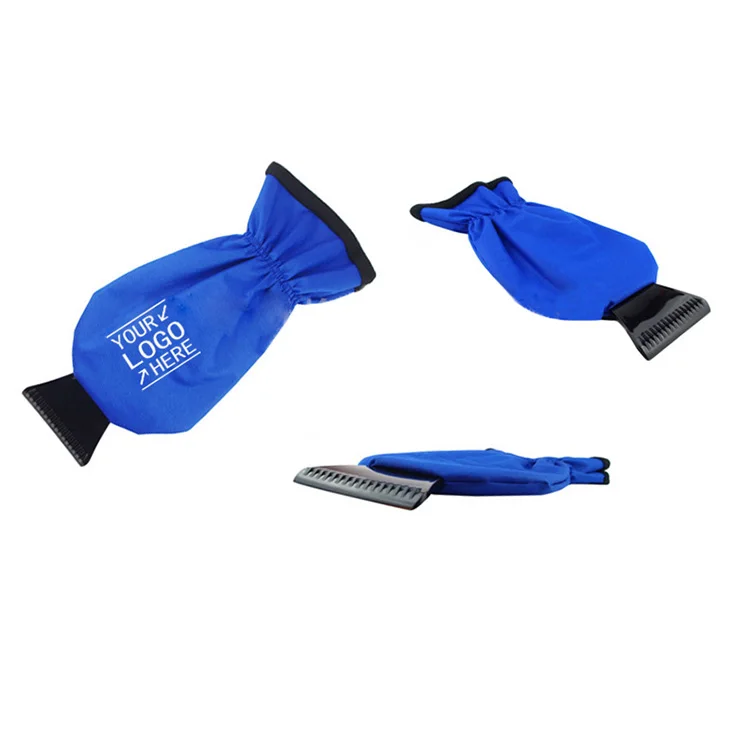 Warm winter car ice scraper with glove for promotion