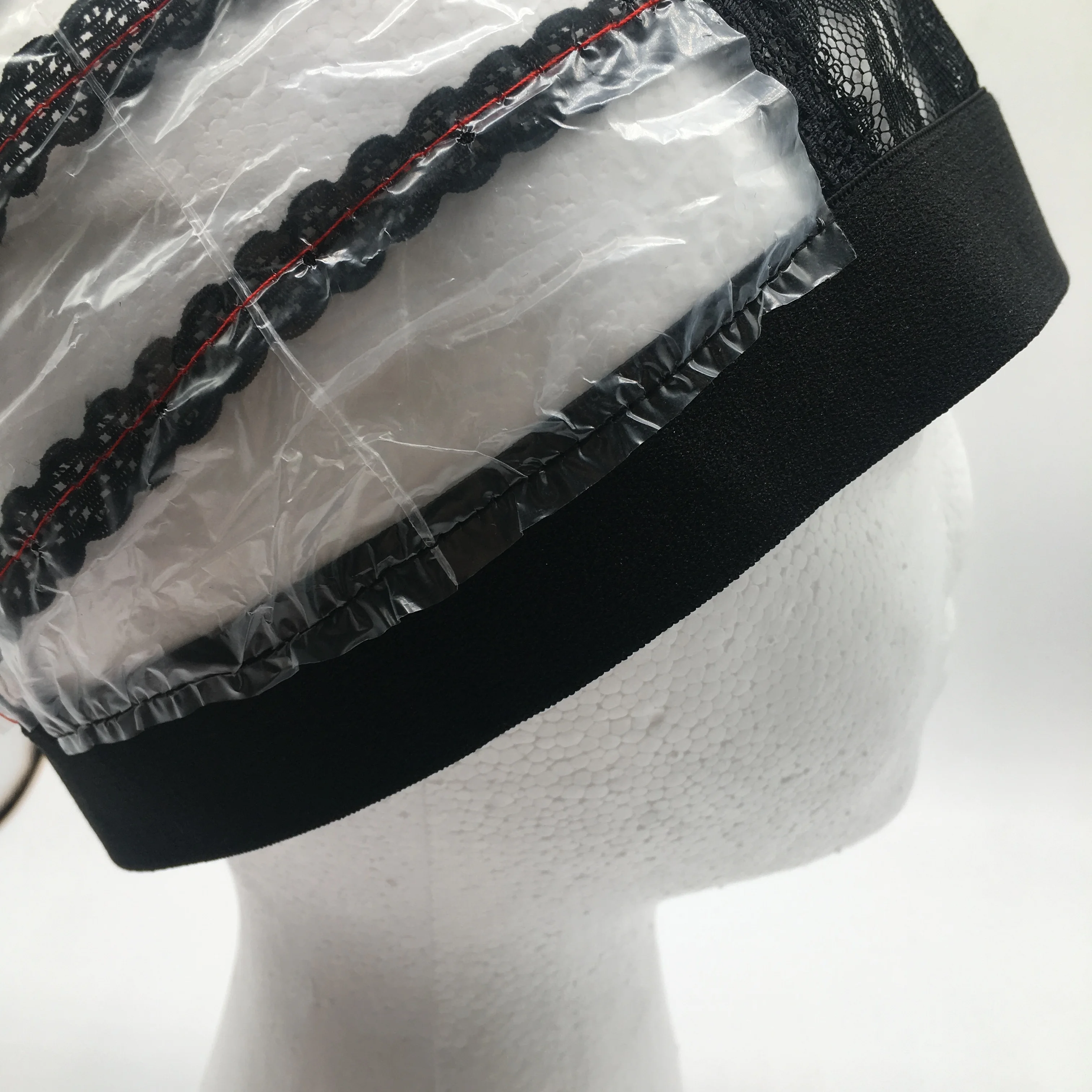 factory direct sale  wig cap, Black Ventilate Plastic Elastic Mesh Wig Cap With, wholesale price  lace wig caps for making wi