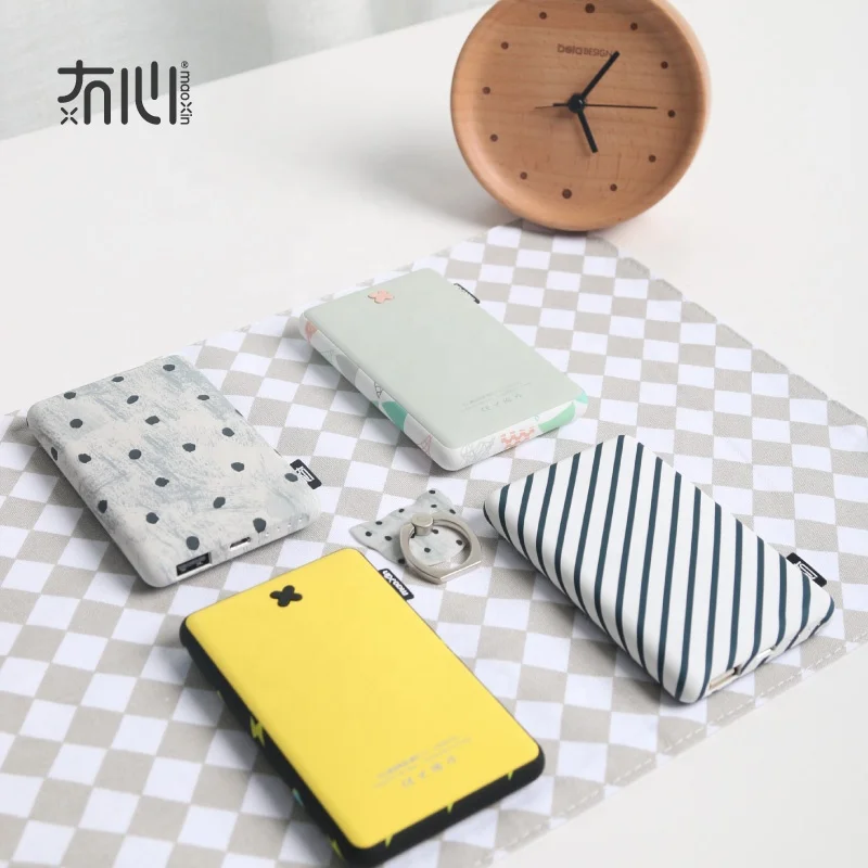 
Maoxin hot sell promotion gift colorful super slim low moq mobile power bank 8000mah 