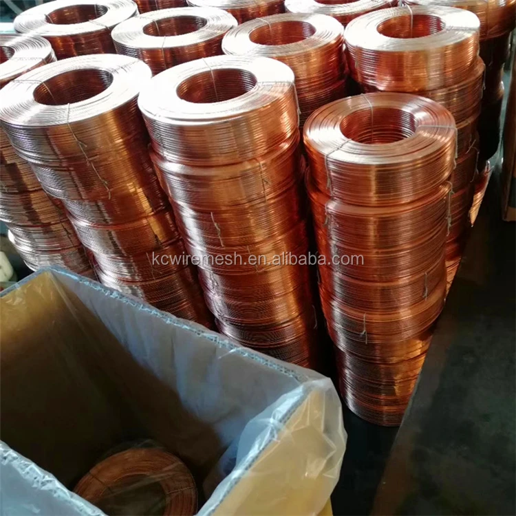 Factory!!!!!!!! Kangchen sambon copper coated stitching wire/flat box stitching wire