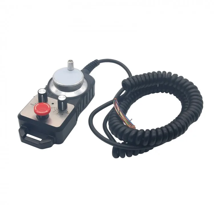 Universal CNC 4 Axis MPG Pendant Handwheel & Emergency Stop for Siemens GSK