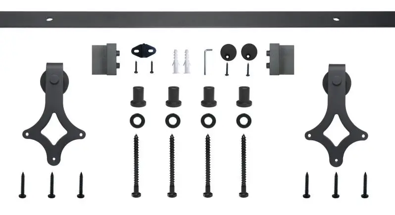 Modern Carbon Steel Barn Wood Door sliding gate hardware