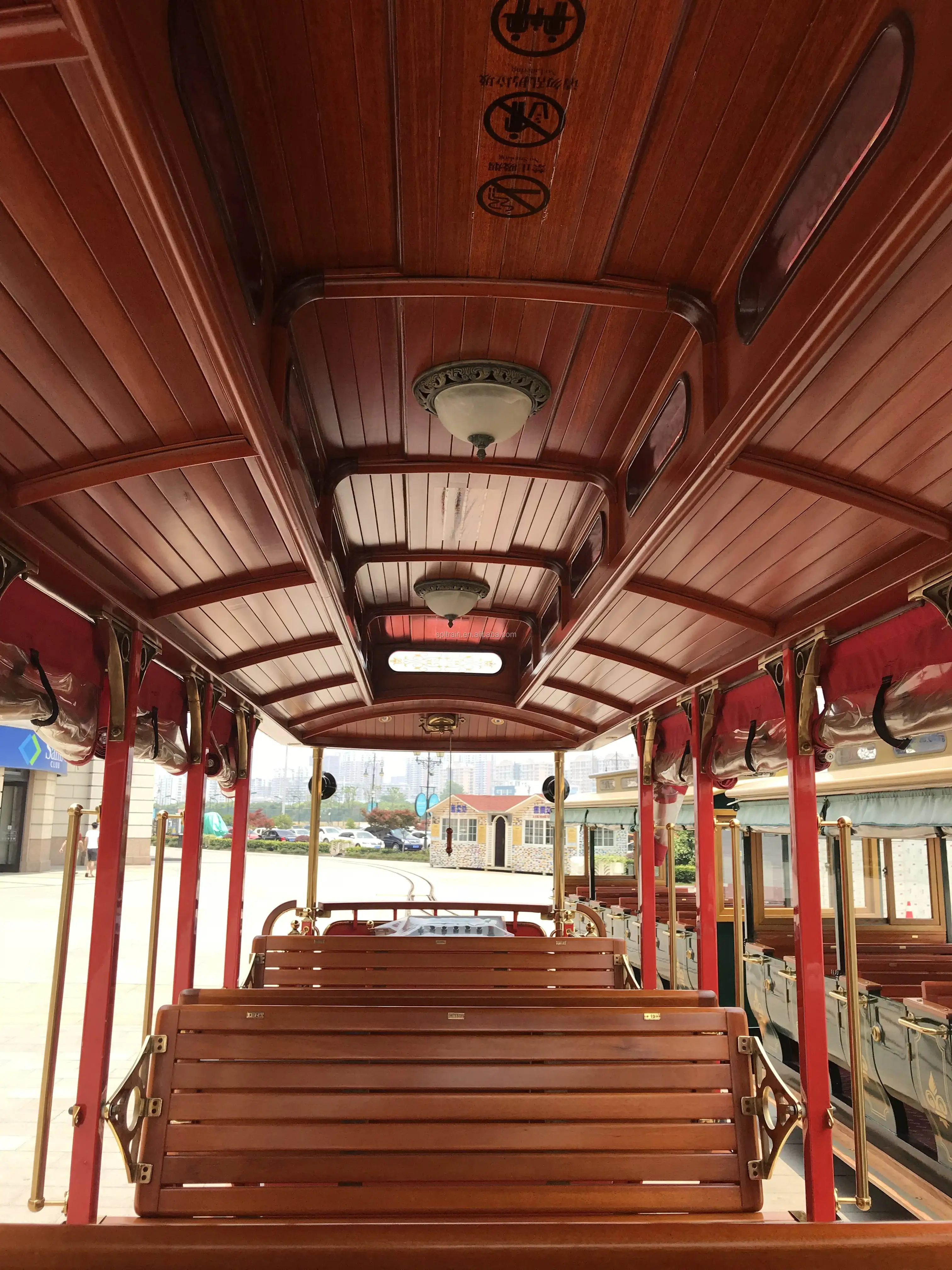 
Rail tram passenger trolley 24 inch track space 