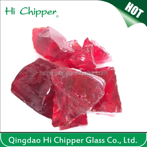 Natural decorative large green glass rocks for outdoor landscaping