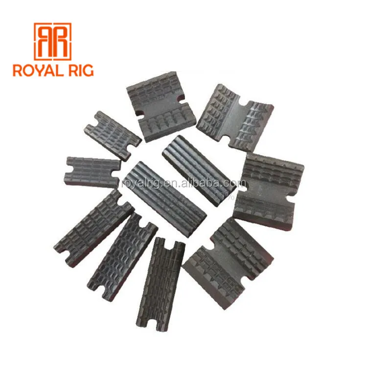 API power tong dies and drill pipe slip dies