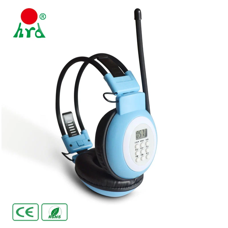 2017 new fashion small wireless headphones with FM radio