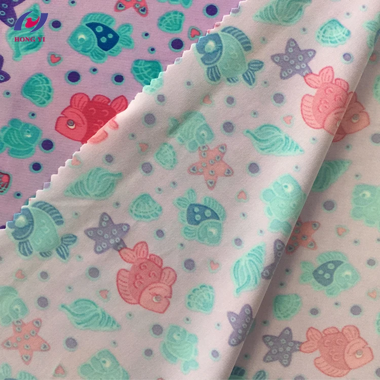 Chinese Manufacturer Kids Swimwear 85 Polyester 15 Elastane Fabric