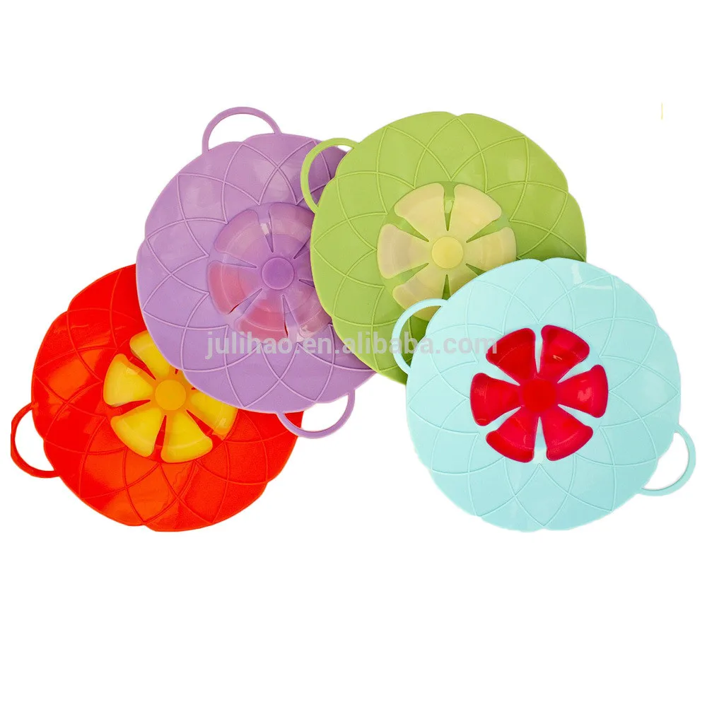 Hot Sale Boil Over Safeguard Silicone Lid Stops Pots and Pans Non Spill
