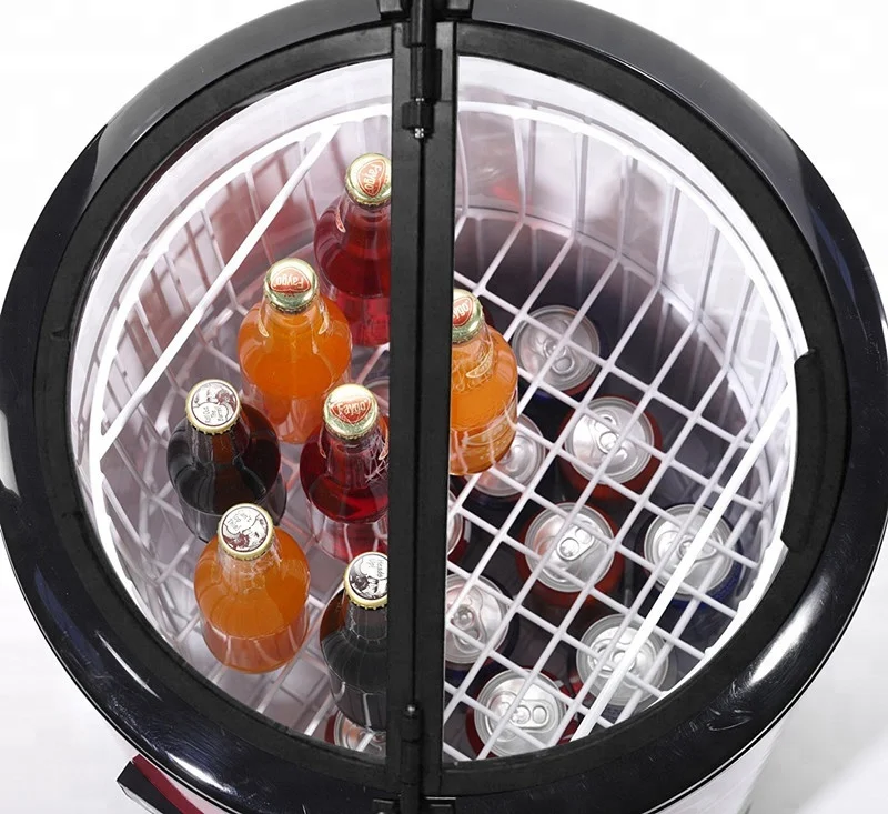 Pc-50e Hotel Portable Vertical Round Barrel Electric Beverage Party Cooler