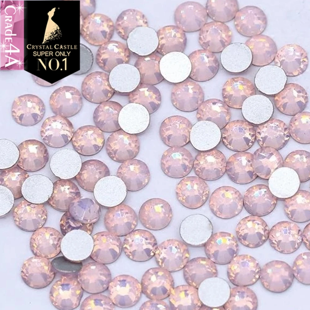 
4A Crafts Rhinestones Opal Color Non Hot fix Crystal Stones Nail Strass Flatback Rhinestones For Nail 