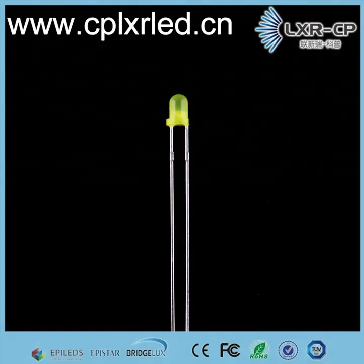 sanan Epileds epistar 0.06w red yellow Green Blue Amber White 3mm round dip led chip