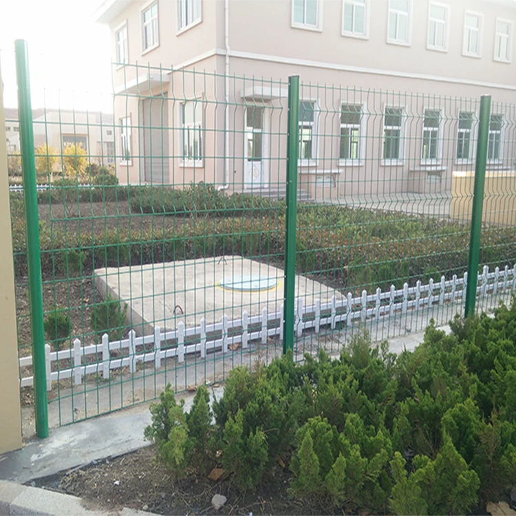 Factory Triangular bending Welded Wire Mesh Fence High Security welded 3D Wire Fence