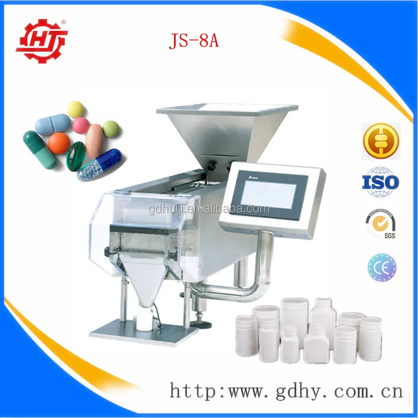 JS-8A New Design Small Tabletop Tablets Counting Machinery Tablets Counter Packing line