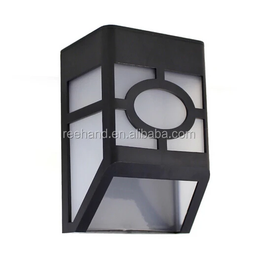 Free Shipping Solar wall light fixture for outdoor street decoration light sensor control lamp