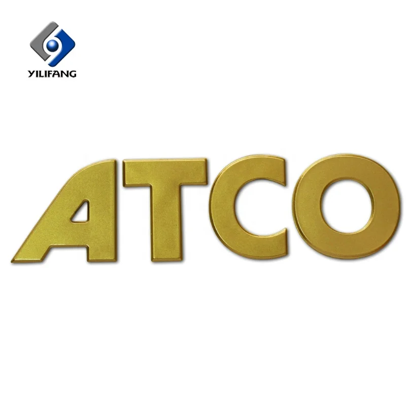 Изготовленный на заказ мягкий логос 3d обозначает дизайн логотипа стикеров значков письма 3d автомобиля для продажи