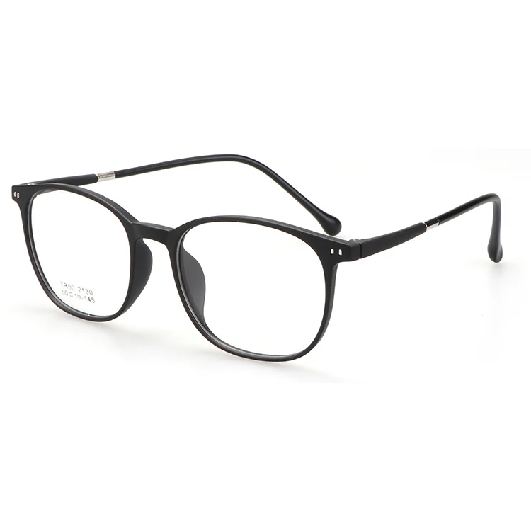 Transparent TR90 Vintage Retro Mens Womens Soft Superlight Square Optical Glasses