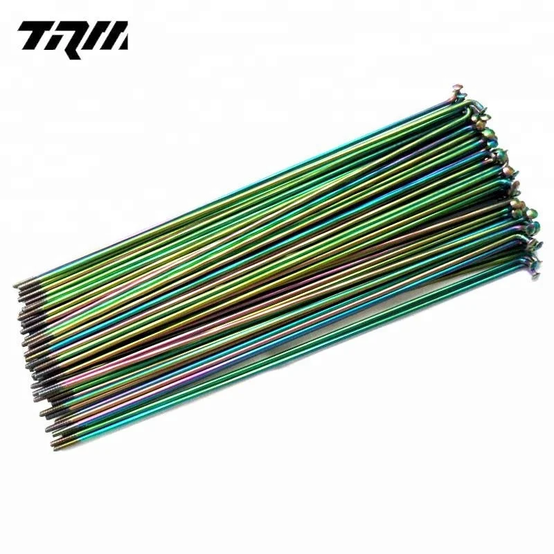 
GR5 2mm bend head titanium spoke and nipple 