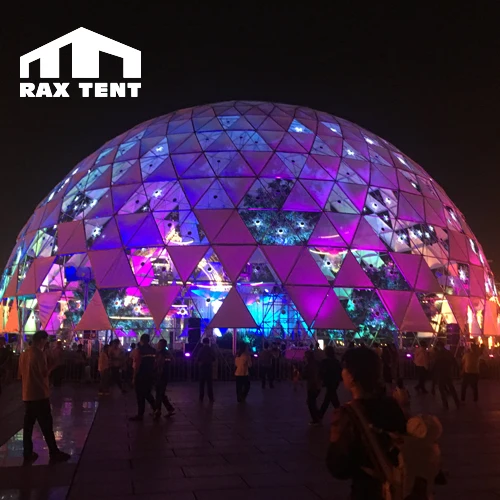 Cheap Price Soundproof Geodesic Event Marquee White Mega Dome Tent