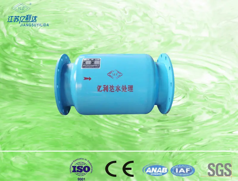 Pipe Installation water magnetic descaler//permanent magents equipment scale removal