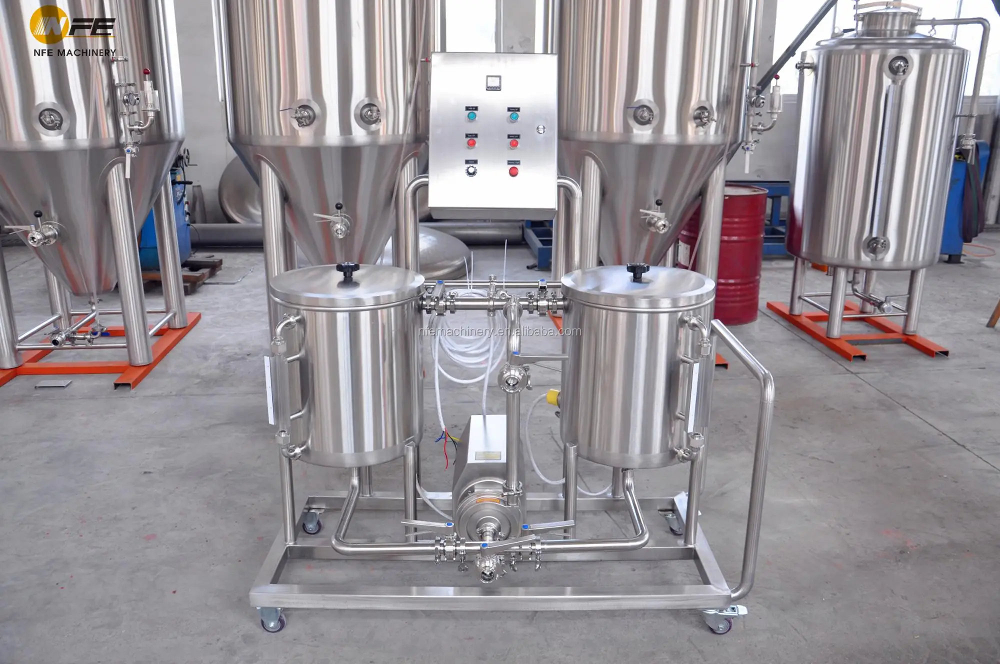 50L 100L 200L пива подвижная машина очистки на месте блок CIP система очистки для пивоварни