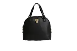 HEC Online Shopping Handmade Black Color College Leather Bags Handbag For Girls