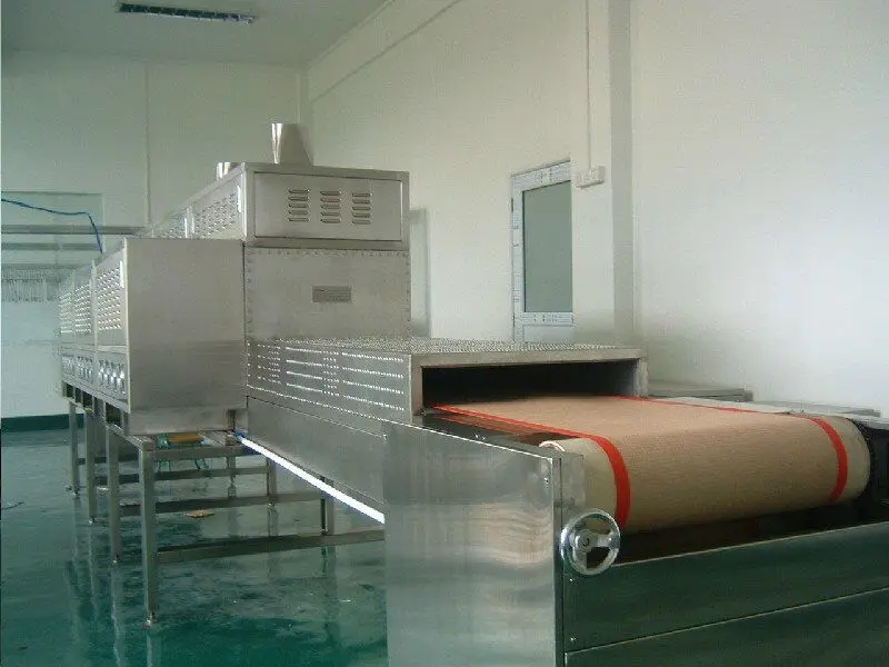 Industrial Stainless Steel Yellow Mealworm Microwave Drying Machine