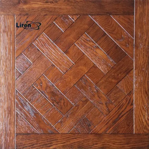 Antique oak versailles pattern oak  parquet tile floor rustic oak flooring