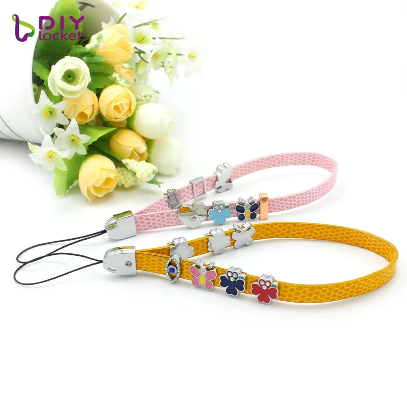 
Wholesale 1 Meter Length Snake 8mm Width Pu Leather Belt Diy Accessories Fit 8mm Slide Charms, Custom Metal Key Ring Chains 