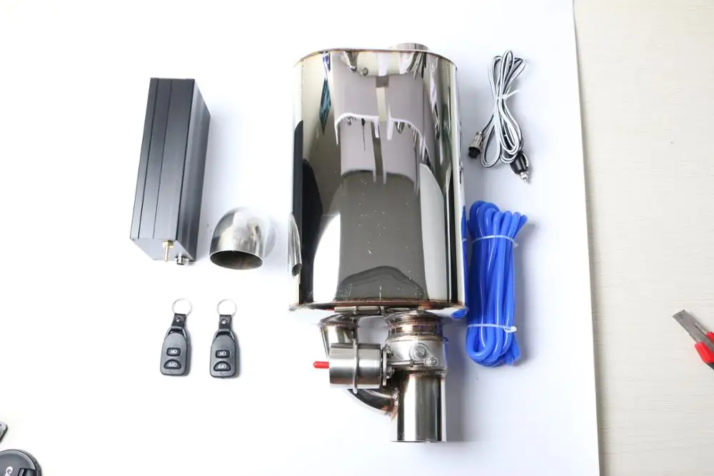 Выхлопной глушитель valvetronic из нержавеющей стали для автомобиля