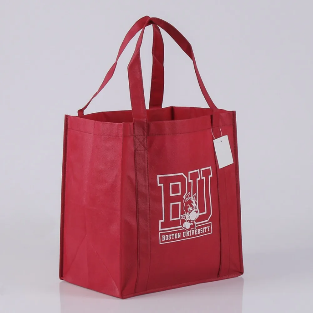 
Reusable supermarket eco trade show non woven tote shopping bags 