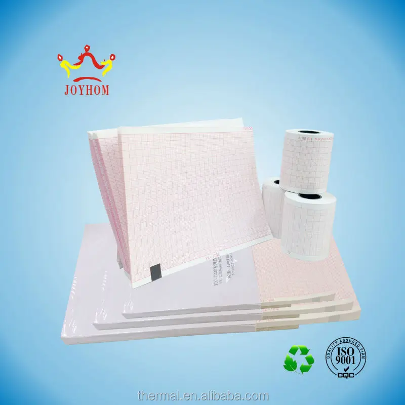 ЭКГ бумажные листы 215 мм * 280 мм медицинские бумажные листы, используемые для станков GE/MAC -5000