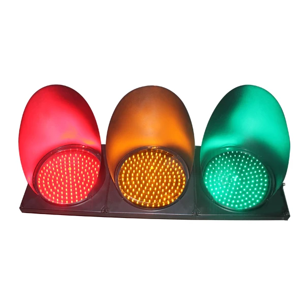 Hot sale 300mm singal yellow flashing traffic light with pc hosing