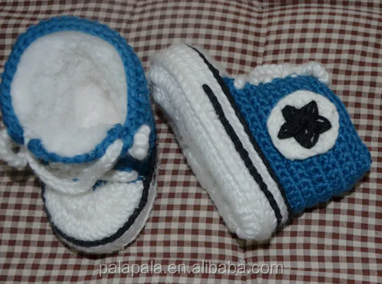 Handmade Crochet knitted baby Slippers Sneakers Booties