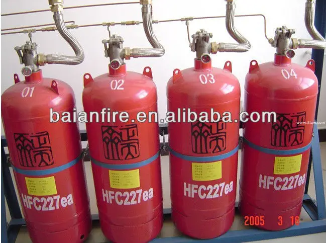 HFC-227ea Clean Agent Gas gas aerosol fire suppression system