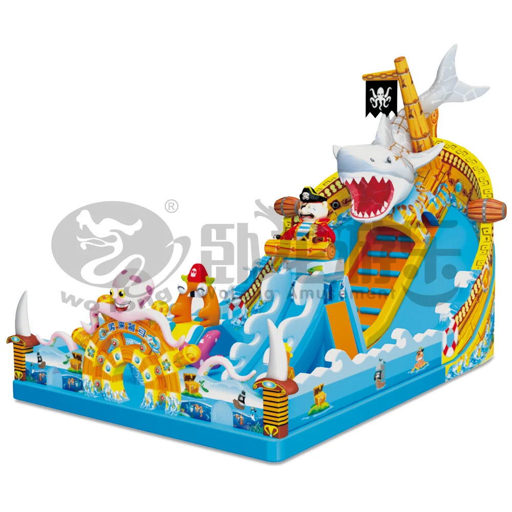 
2019 professional manufacturer giant inflatable slide for kids 