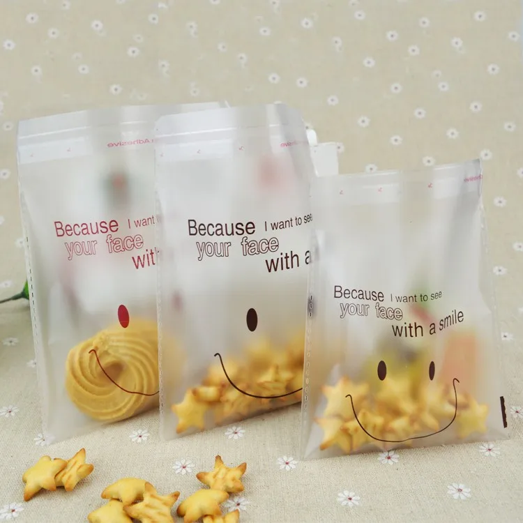 Custom transparent food grade plastic bread packaging bag for peanuts