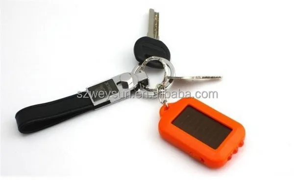 3 Leds Solar Panel Sun Power Energy Torch Flashlight Camping Light Portable Key Chain Hiking Rechargeable Spotlight Lamp