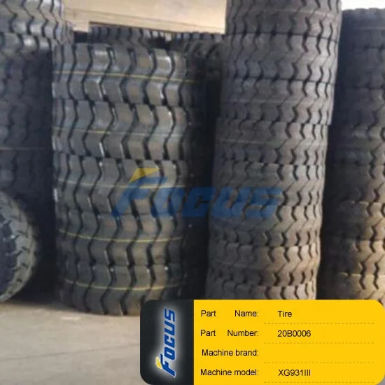 XGMA Wheel Loader XG931II  XG931III XG931H Spare Parts Tire 20B0006 17.5-25*12 GB2980-91