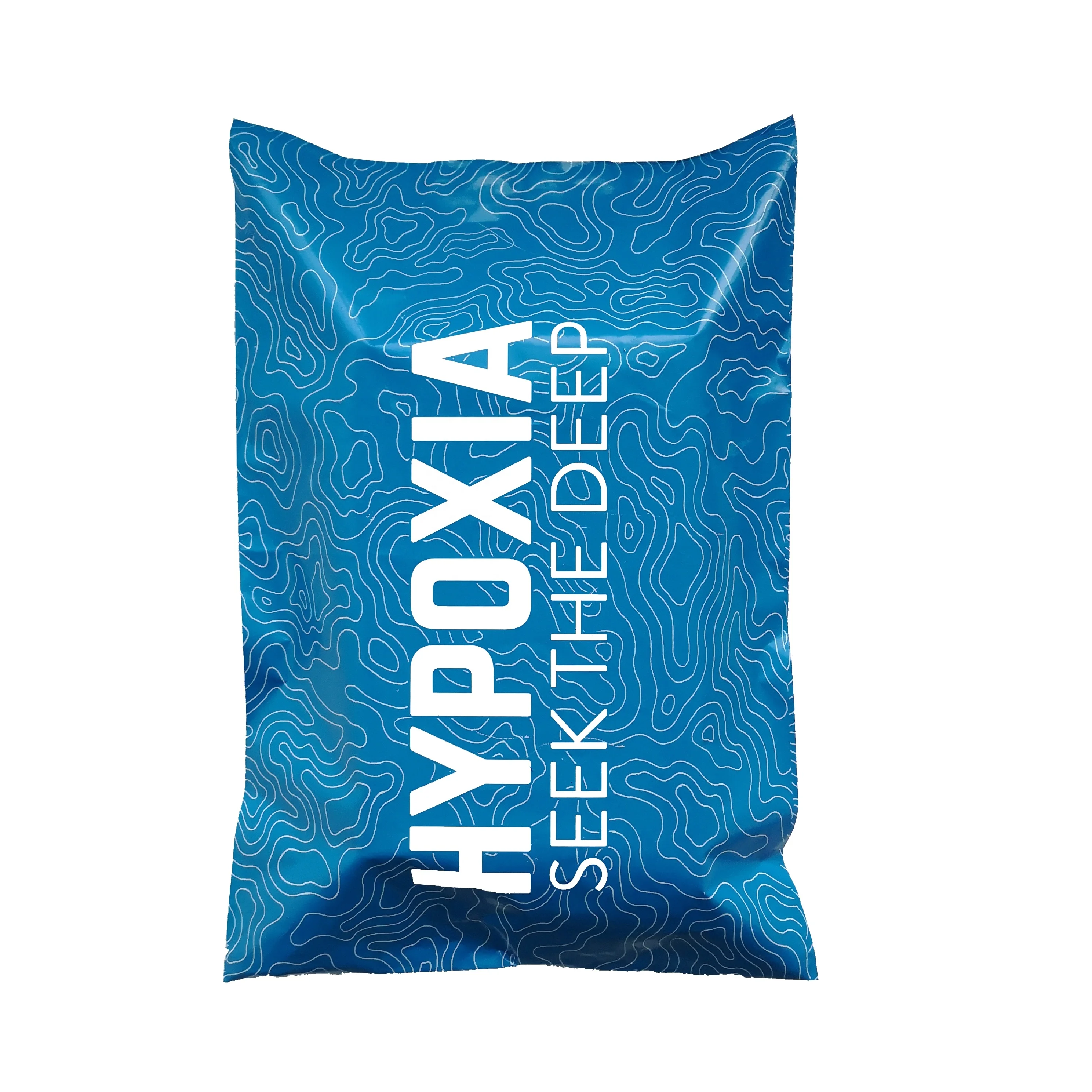 custom light pink shiny color plastic mailing bag factory wholesale poly shipping envelope packaging for clothing